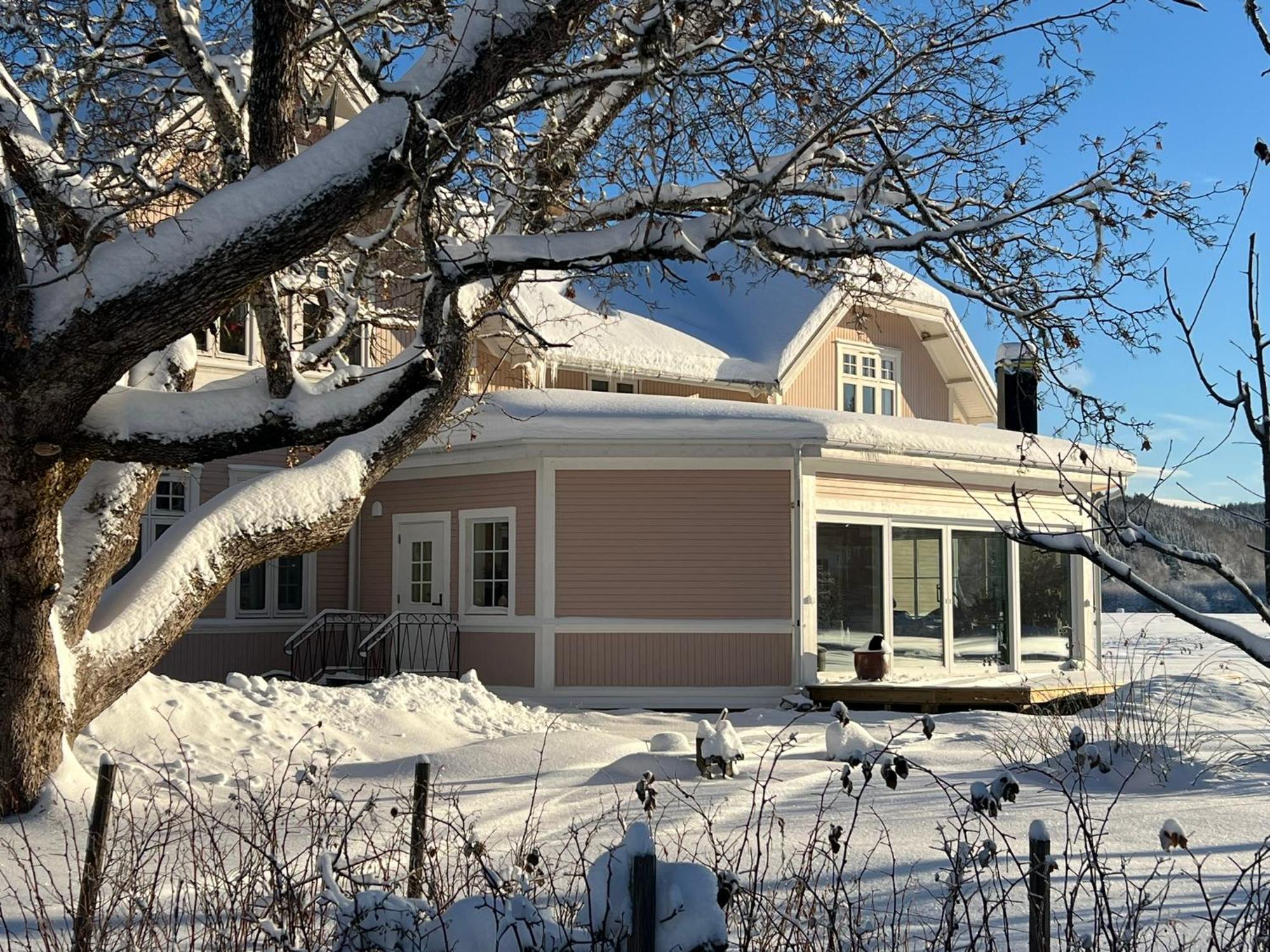 Rosa Huset Osebol Apartment Stollet Exterior photo